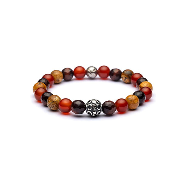 Bracciale Antracite con Pietre Dure THEBE