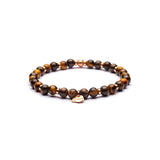 Bracciale Uomo Pietre Dure in Argento ANTRACITE Colore Marrone MINERVAVariante 1