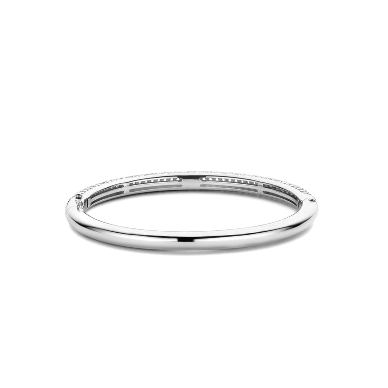 Bracciale Con Zirconia Cubica 5A Di Vari Forme In Argento Sterling 925 Bracciale Con Zirconia Cubica 5A Di Vari Forme In Argento Sterling 925