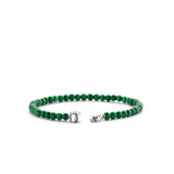 Bracciale donna Ti Sento Milano in argento con perline color verde malachite 2908MA Variante2