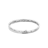 Bracciale TI SENTO donna rigido con decoro rettangolare in argento rodiato 23001SI Variante