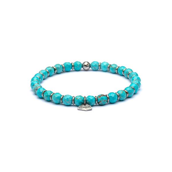 Bracciale Uomo Pietre Dure in Argento ANTRACITE Colore Azzurro SAN MARCOVariante 1