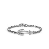 Bracciale uomo Maria Cristina Sterling in argento con ancora centrale G2320