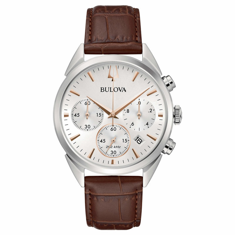 Bulova Orologio Analogueico Quarzo Uomo Con Cinturino In Pelle 96b356 | Brand Vision Bulova Orologio Analogueico Quarzo Uomo Con Cinturino In Pelle 96b356 | Brand Vision