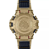 Orologio CASIO smartwatch da uomo cassa rotonda in carbonio dorato quadrante nero e cinturino in acciaio dorato MTG-B3000CX-9AER Variante