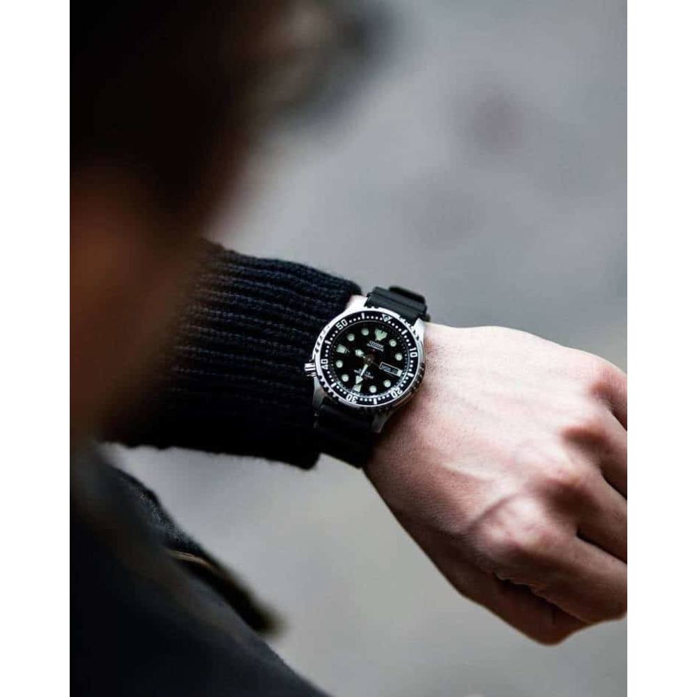 CITIZEN Uomo Diver Automatico Nero NY0040-09E – ALFYO