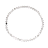 Collana Ti Sento con perle bianche 8 mm e chiusura in argento 23012PW Variante2