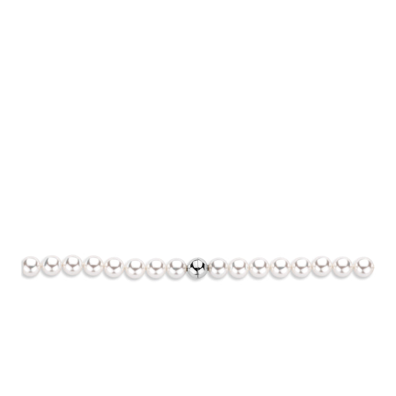 Collana Ti Sento con perle bianche 8 mm e chiusura in argento 23012PW Variante3