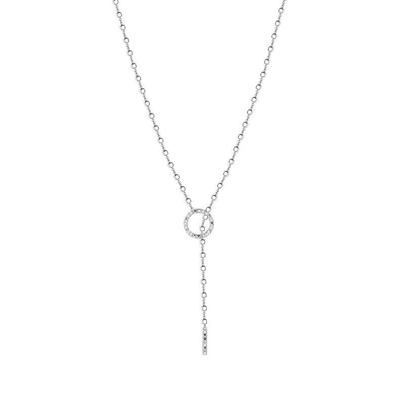 ROSATO Collana Donna Pendente in Argento e Zirconi RZC036