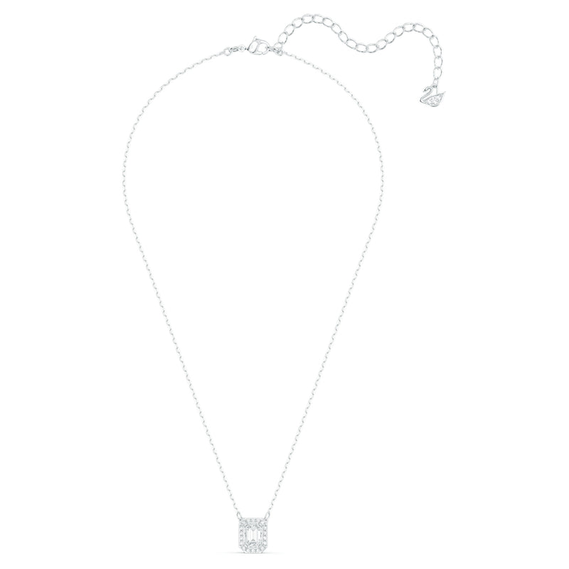 Swarovski collana con pendente ottagonale in cristallo bianco 5599177 Variante1