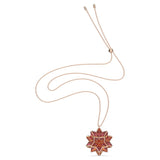 Collana donna Swarovski Curiosa con ciondolo di cristalli triangolari rosa 5600505 Variante1