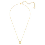 Swarovski collana donna dorata con pendente in cristallo ottagonale giallo 5598421 Variante1
