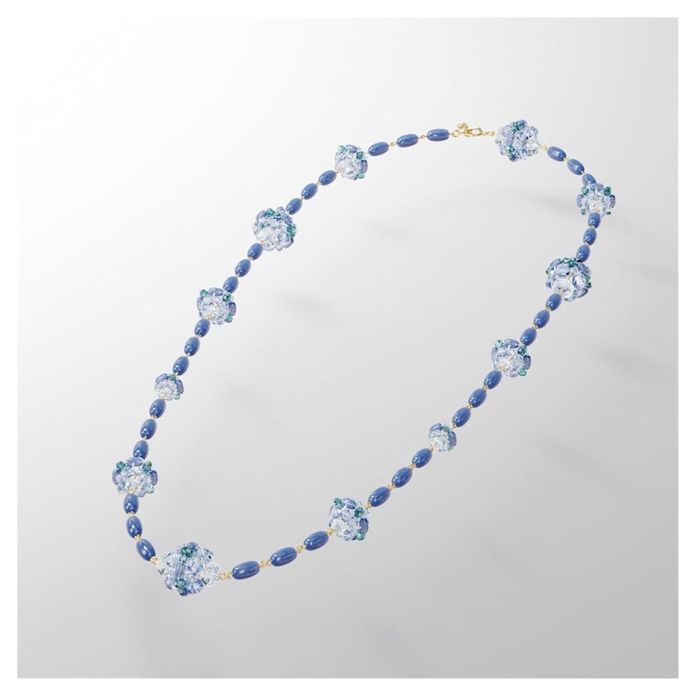 Collana Swarovski Donna Somnia Lunga Blu Placcata Oro 5601905 – ALFYO