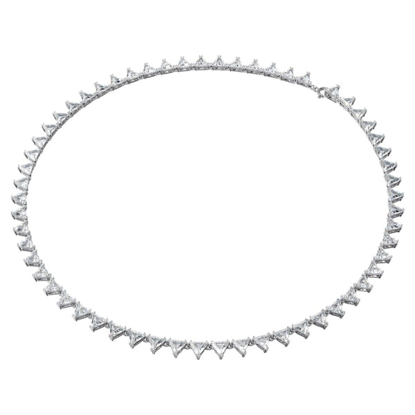 Swarovski collana donna tennis con cristallo triangolari 5599191