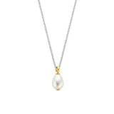 TI SENTO Collana da donna in argento con pendente perla barocca bianca 3995PW Variante