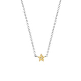 Collana Ti Sento in argento bicolore con pendente a forma di stella con zircone 3976ZY Variante1
