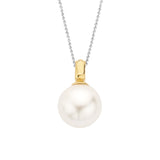 Collana Ti Sento con pendente perla sferica bianca in argento bicolore 6814PW Variante2