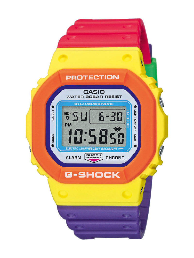 Montre Casio G-Shock Digital à quartz pour homme, bracelet en résine biosourcée DW-5610UU-8, 200 m Montre Casio G-Shock Digital à quartz pour homme, bracelet en résine biosourcée DW-5610UU-8, 200 m