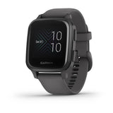 Orologio Smartwatch Garmin Unisex Cassa Rettangolare Quadrante Nero e Cinturino in Silicone Nero 010-02427-10