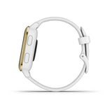 Orologio Smartwatch Garmin Unisex Cassa Rettangolare Quadrante Nero e Cinturino in Silicone Bianco 010-02427-11 Variante5