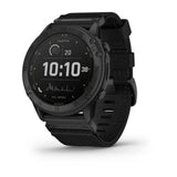Orologio Smartwatch Garmin Unisex Cassa Rotonda e Cinturino in Silicone Nero 010-02357-11