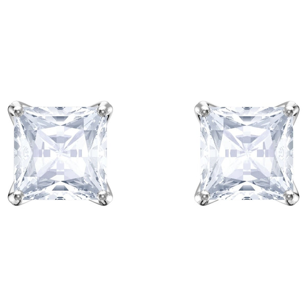 Orecchini Swarovski in metallo rodiato con cristalli taglio quadrato 5430365