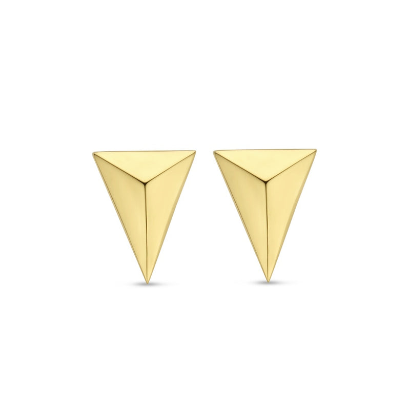 Orecchini triangolari in argento con rubino del Madagascar, 1,14 carati Orecchini triangolari in argento con rubino del Madagascar, 1,14 carati