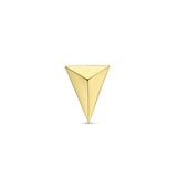 TI SENTO Orecchino singolo a lobo a forma triangolare in argento placcato oro giallo 7898SY H