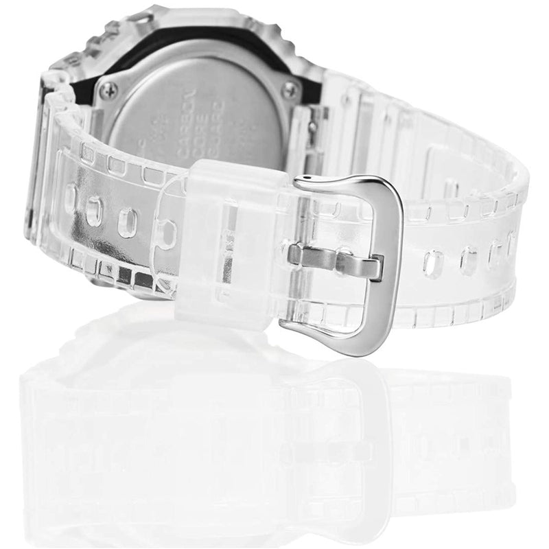 Orologio CASIO digitale, multifunzione quadrante nero cassa in resina e cinturino in resina bianca GA-2100SKE-7AER Variante3