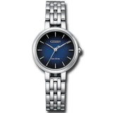 CITIZEN Orologio Donna al Quarzo Solo Tempo con Quadrante Blu Cinturino Acciaio EM0990-81L