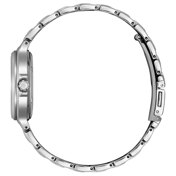 Orologio CITIZEN donna solo tempo cassa e cinturino in supertitanio quadrante madreperla con diamanti come indici EW2680-84N Variante
