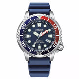 CITIZEN Orologio da uomo Eco-drive diver solo tempo cassa acciaio e cinturino in gomma blu quadrante blu BN0168-06L