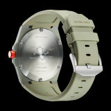 D1 Milano orologio unisex al quarzo cassa rotonda quadrante sabbia e cinturino in silicone sabbia CLRJ08 Variante