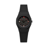 orologio D1 Milano NCRJ04 donna quadrante nero con indici colorati e cinturino nero, solo tempo.