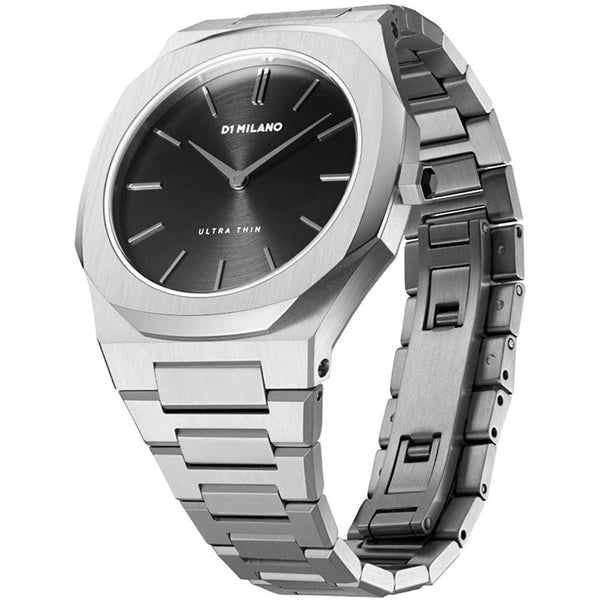 D1 Milano ULTRA THIN 40MM - Orologio - gun metal/grigio scuro D1 Milano ULTRA THIN 40MM - Orologio - gun metal/grigio scuro
