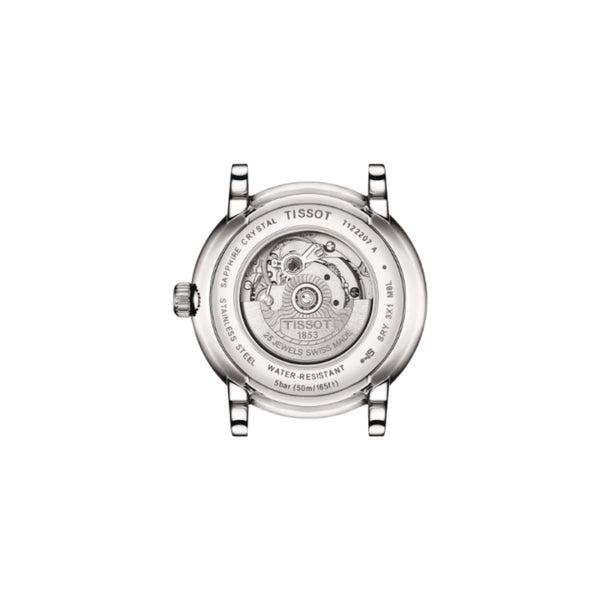 Orologio Automatico Tissot da Donna con Cassa in acciaio 316 L Quadrante Argento T1222071603300 dettaglio 2