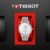 Orologio Automatico Tissot da Uomo con Cassa in acciaio 316 L Quadrante Argento T1224071103100 dettaglio 3
