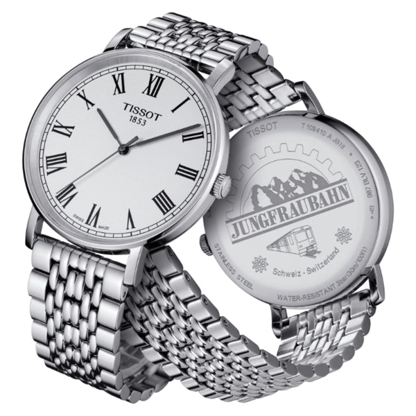 Orologio al Quarzo Tissot da Uomo con Cassa in acciaio 316 L Quadrante Argento T1094101103310 dettaglio 3