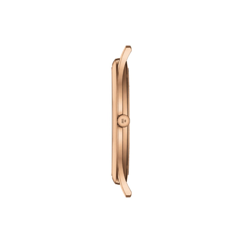 Orologio al Quarzo Tissot da Uomo con Cassa in oro rosa 18 carati Quadrante Antracite T9264107606100 dettaglio 3