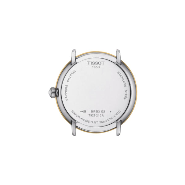 Orologio al Quarzo Tissot da Donna con Cassa in acciaio 316 L con lunetta in oro giallo 18 carati Quadrante Madreperla T9292104111601 dettaglio 2