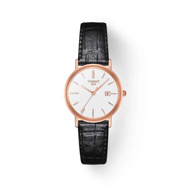 Orologio al Quarzo Tissot da Donna con Cassa in oro rosa 18 carati Quadrante Bianco T9222107601100