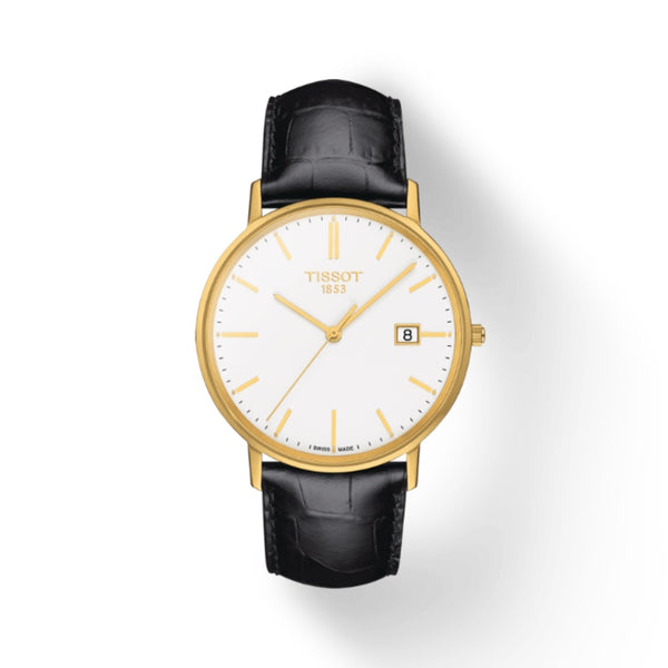 Orologio al Quarzo Tissot da Uomo con Cassa in oro giallo 18 carati Quadrante Bianco T9224101601100