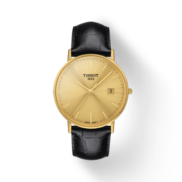 Orologio al Quarzo Tissot da Uomo con Cassa in oro giallo 18 carati Quadrante Champagne T9224101602100