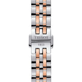 Orologio Automatico Tissot da Donna con Cassa in acciaio 316 L con trattamento Pvd oro rosa Quadrante Argento T41218316 dettaglio 3
