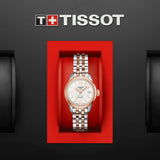 Orologio Automatico Tissot da Donna con Cassa in acciaio 316 L con trattamento Pvd oro rosa Quadrante Argento T41218333 dettaglio 2