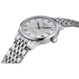 Orologio Automatico Tissot da Uomo con Cassa in acciaio 316 L Quadrante Argento T0064071103300 dettaglio 3