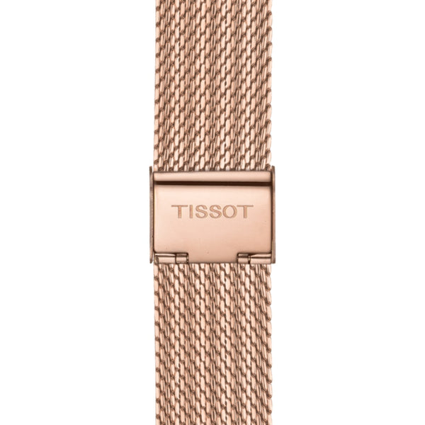 Orologio al Quarzo Tissot da Donna con cassa in acciaio con trattamento PVD Quadrante Argento T1019173303100 dettaglio 3