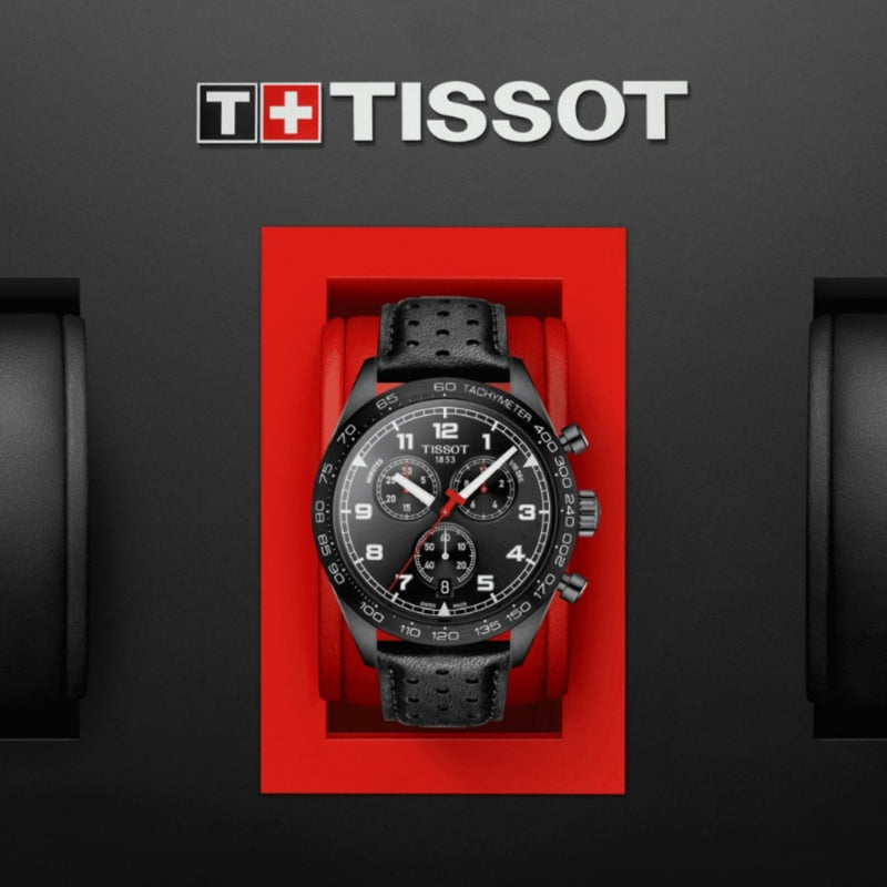 Orologio al Quarzo Tissot da Uomo con Cassa in acciaio 316 L con trattamento PVD nero Quadrante Nero T1316173605200 dettaglio 5