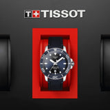 Orologio Automatico Tissot da Uomo con Cassa in acciaio 316 L Quadrante Blu T1204071704101 dettaglio 2