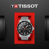 Orologio al Quarzo Tissot da Uomo con Cassa in acciaio 316 L Quadrante Nero T1256171105100 dettaglio 5